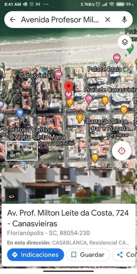 Apartamento Inteiro Dois Quartos Melhor Localizacao Pes Na Areia Флоріанополіс Екстер'єр фото
